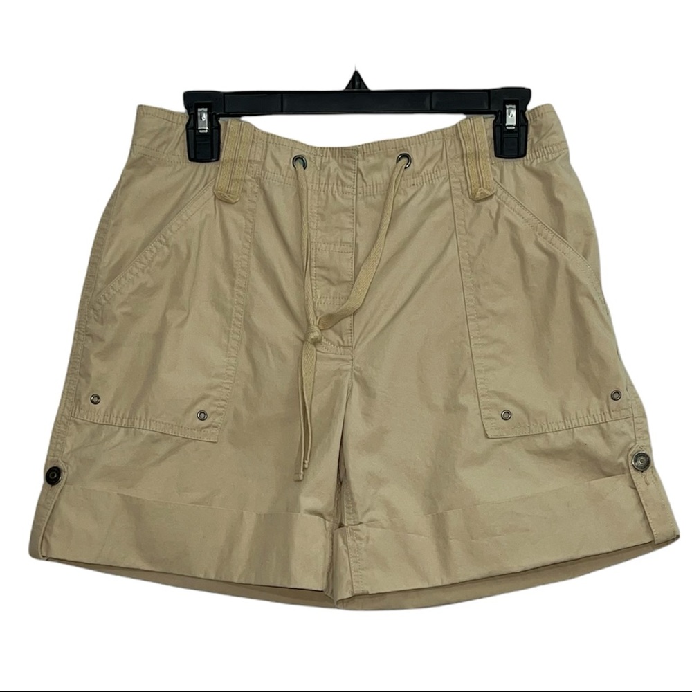 Liz Claiborne Women’s Drawstring Cuffed Shorts‎ Size 8